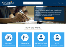 Tablet Screenshot of gocampustocorporate.com